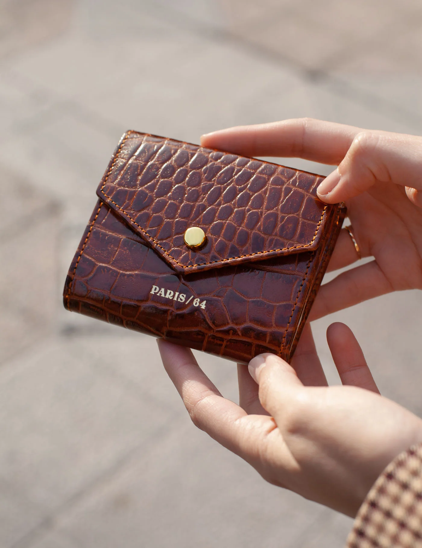 Cartera Mini Rivoli Coco Cognac - Image 4