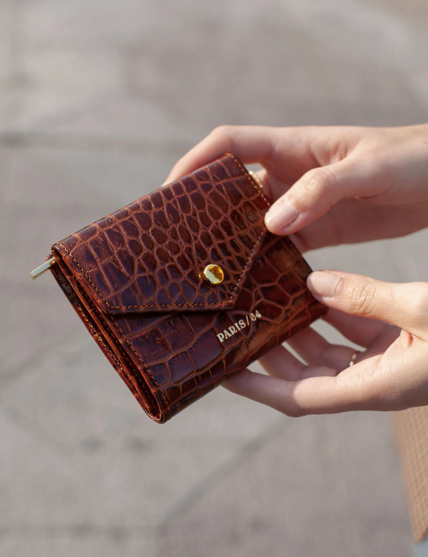 Cartera Mini Rivoli Coco Cognac - Image 7