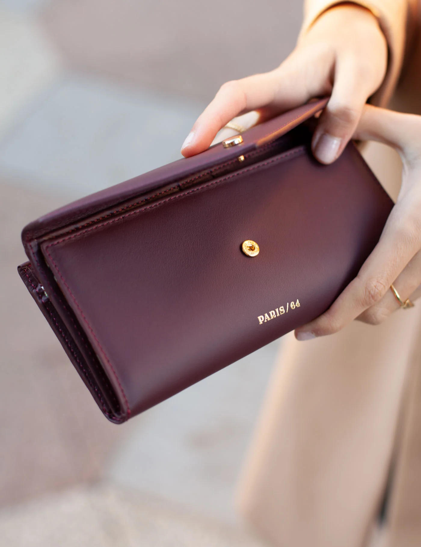 Cartera Rivoli Burdeos - Image 3