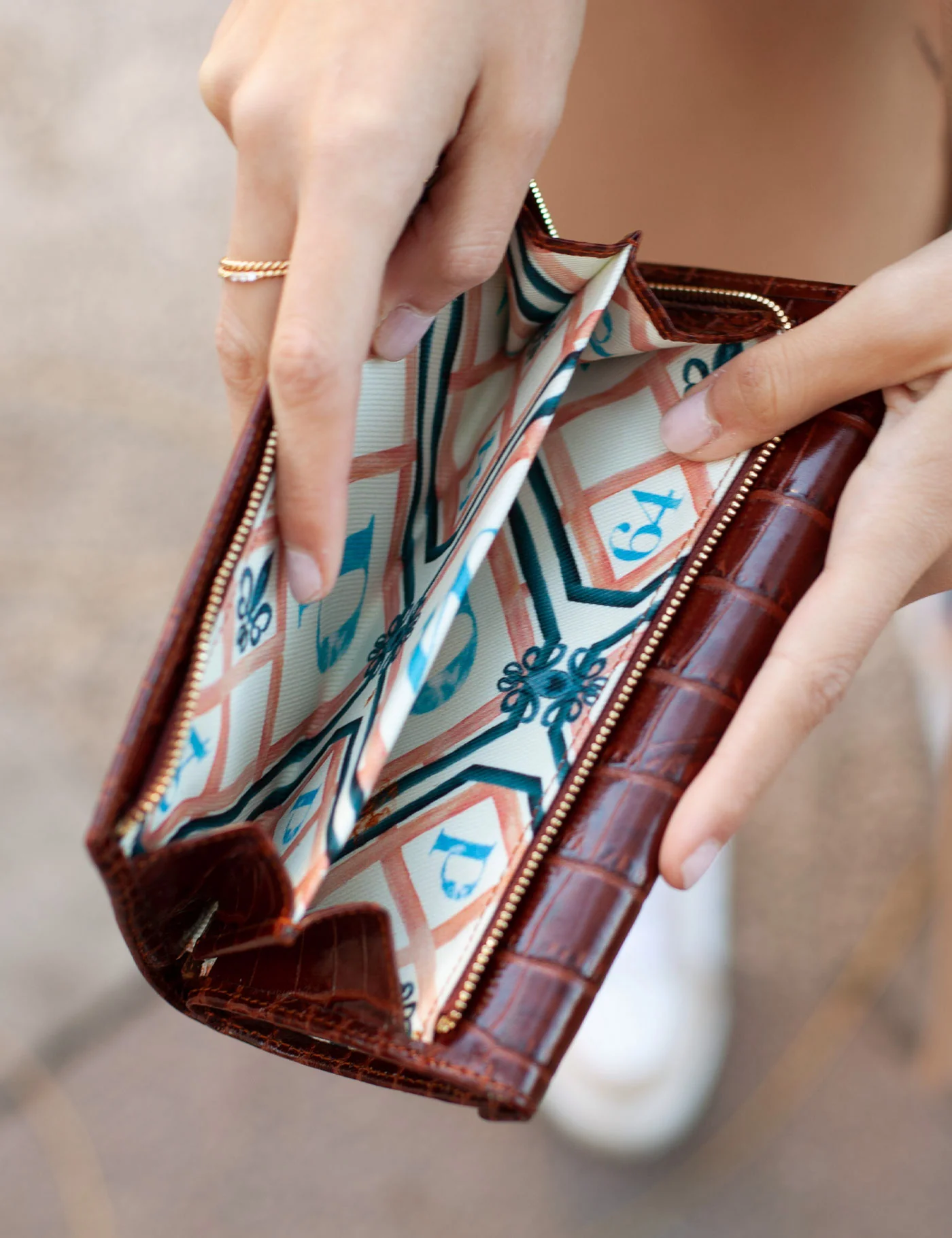 Cartera Rivoli Coco Cognac - Image 3