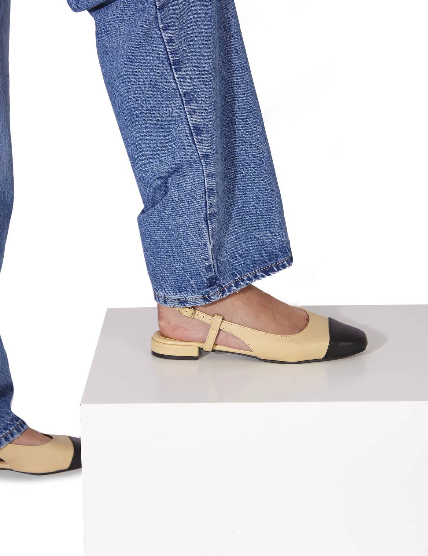 Stiletto Mini Daphne Cream & Black - Image 8